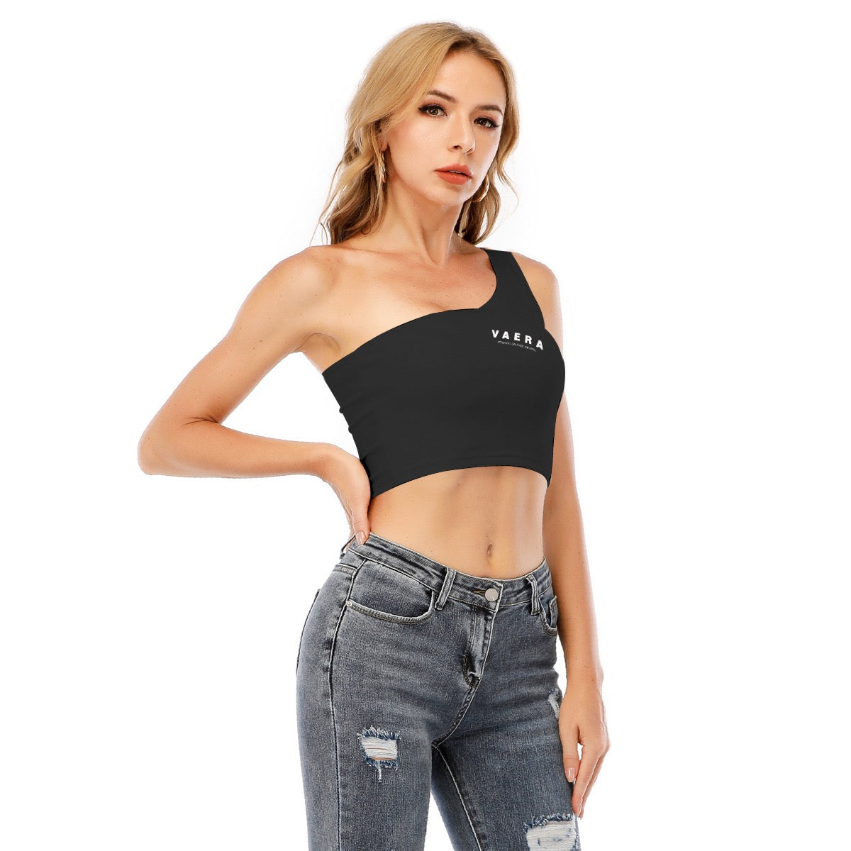 Zarin One-Shoulder Crop