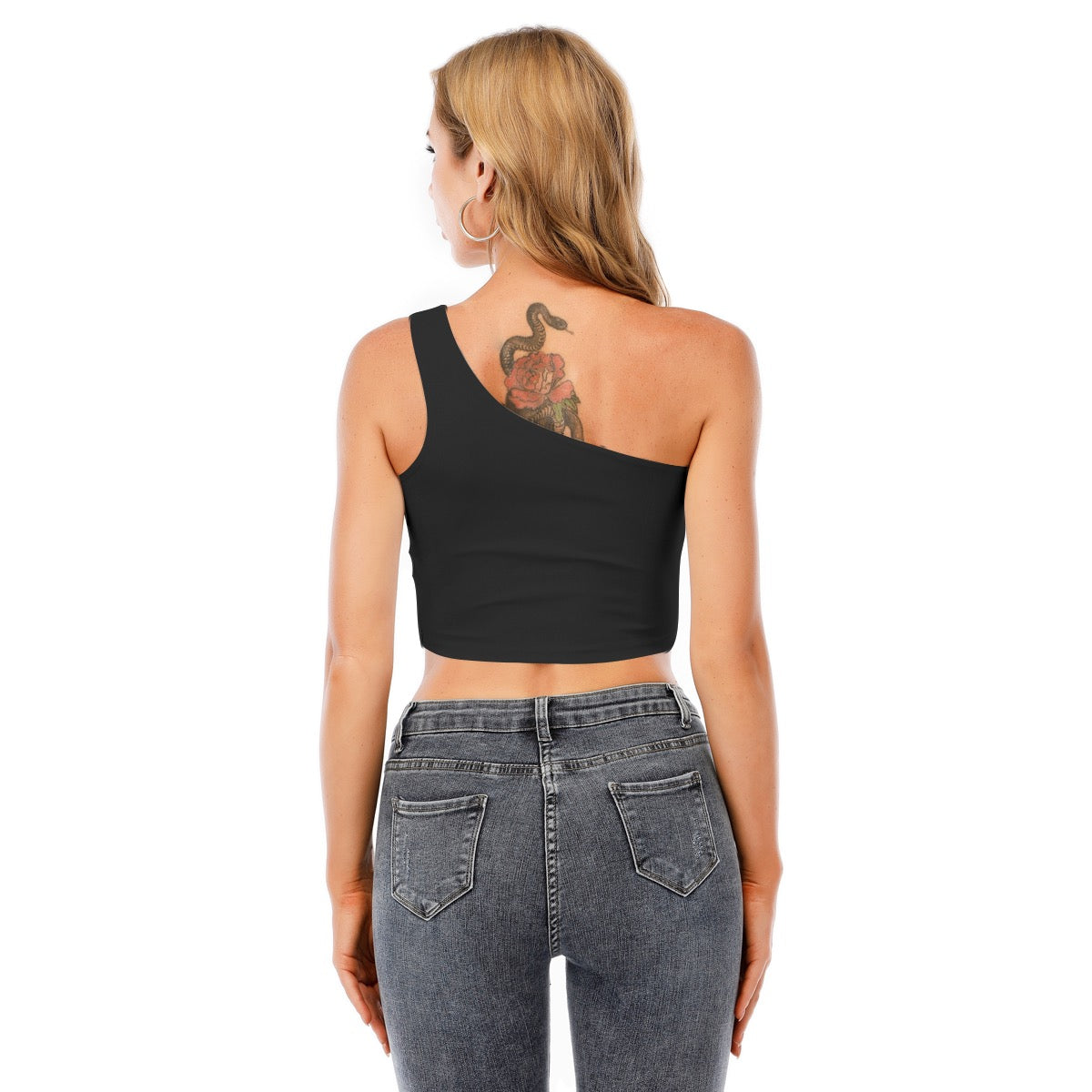 Zarin One-Shoulder Crop