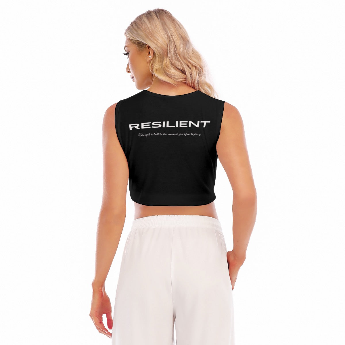 Aurea Cropped Sleeveless Tee