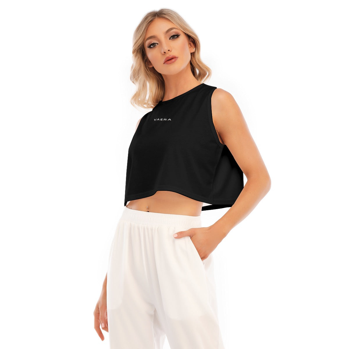 Aurea Cropped Sleeveless Tee